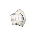 Integral ILDLFR70D026 390LM 2700k Fire Rated Satin Nickel Round Dimmable Downlight & Insulation Guard