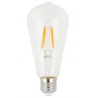 6 watt ST64 ES-E27mm Clear Dimmable Filament Squirrel Cage LED Bulb