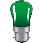 15 watt BC-B22mm Green Coloured Pygmy Light Bulb