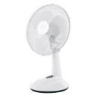 12 Inch SupaCool Oscillating White Desk Fan
