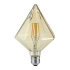 4 watt ES-E27mm LED Arrow Shape Decorative Filament LED Lamp With Amber Glass Finish