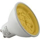 7 Watt Amber Coloured GU10 LED Light Bulb