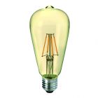 4 watt ES-E27mm Gold Decorative Antique Pear Shaped LED Bulb