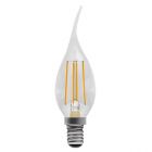 BELL 05026 4 watt SES-E14mm Clear Filament LED Flared Candle Bulb