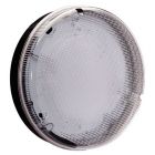 BELL 10810 9 watt Utilita Round LED Bulkhead With Black and Clear Bezel