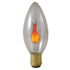 3 watt SBC-B15mm Flicker Flame Candle Light Bulb