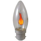 3 watt BC-B22mm Flicker Flame Candle Light Bulb