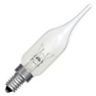 15 watt Clear SES-E14mm Decorative Pointed Tip Chandelier Candle Bulb