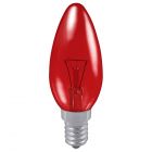 Crompton FIRCAN40SES 40 watt SES-E14mm Amber/Red Fireglow Candle Light Bulb
