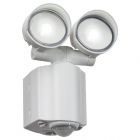 Twin LED White Security Light with PIR Cool White