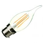 Prolite 4 watt BC-B22mm Flame Tip LED Filament Candle Bulb