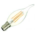 Prolite 3 watt SBC-B15mm Flame Tip LED Filament Candle Bulb