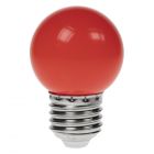 Prolite 1 watt ES-E27 Poly Red Golfball Bulb