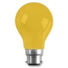 60 watt BC-B22mm Amber/Orange Coloured Traditional GLS Light Bulb