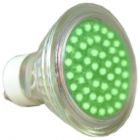 Prolite Eco-Star 2 watt 48 LED Cluster Green GU10 Bulb