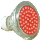 Prolite Eco-Star 2 Watt 48 LED Cluster Red GU10 Bulb