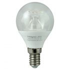4.9 watt (40w Replacement) SES-E14mm Clear Dimmable LED Golfball Bulb