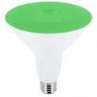 Green E27 IP65 PAR38 LED Reflector Light Bulb