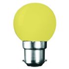 Kosnic 1 Watt Yellow BC-B22mm LED Golf Ball Bulb