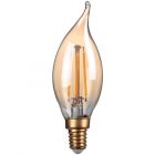 Kosnic 4 watt SES-E14mm Gold Bent Tip Candle LED Filament Bulb