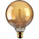 Kosnic LED 4 watt BC-B22mm Antique Globe Warm White Gold Filament Bulb