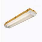58 watt Emergency Rated T8 Twin Non-Corrosive IP65 Rated Fluorescent Fitting