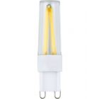 Dimmable 2.5 watt LED G9 Filament Lamp T16x65mm - Warm White 2700K 827