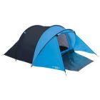 Blue and Black 3 Man Peak Dome Tent with Porch