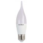 5 watt ES-E27mm Pointed Tip LED Chandelier Candle Bulb - Cool White