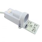 White Single Switched SES-E14mm Pygmy Light Bulb Fitting