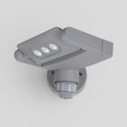 Lutec 6144S-1-PIR GR 9w Outdoor LED Wall Fitting With Motion Sensor