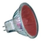 Red Pro-Colour 12 Volt 50 Watt Gx5.3 Flood Dichroic Bulb