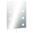 Knightsbridge IP44 Mirror with Demister and Dual Voltage Shaver Socket