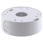 White Fixed Lens Dome Security Camera Base