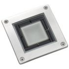 SS7543 Square Solar Powered Stainless Steel Deck Light