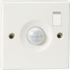 White IP20 Rated Switched Wall Mounted PIR Sensor