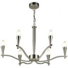 TP24 4566 Auxerre Satin Silver Energy Saving Light Fitting
