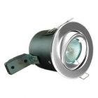 Adjustable Chrome MR16 Low Voltage Fire Rated Downlight