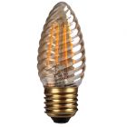 Kosnic 4 watt ES-E27mm Gold Twisted Candle LED Filament Bulb