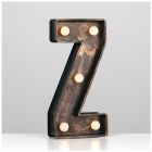 Battery Powered LED Light Up Alphabet Letter Z
