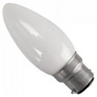 25 watt Opal Tough BC-B22 Candle Light Bulb