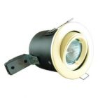 Adjustable Brass MR16 Low Voltage Fire Rated Downlight