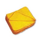 Pack of 10 Standard Yellow Cotton Dusters 20x18cm