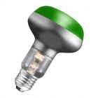 Green 40 watt ES-E27mm R64 Reflector Light Bulb