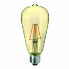 4 watt ES-E27mm Dimmable Squirrel Cage Gold Filament LED