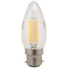 3 watt BC-B22mm Decorative Antique Filament Dimmable LED Candle