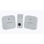 Knightsbridge White Wireless Plug In Dual Receiver Door Chime System