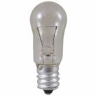 6 watt 12 volt E12-12mm Clear Balloon Style Light Bulb