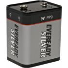 Eveready Silver 9 volt PP9 Zinc Chloride Battery