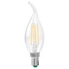 LyvEco 4612 4 watt SES-E14mm Clear Flame Tip Filament LED Candle